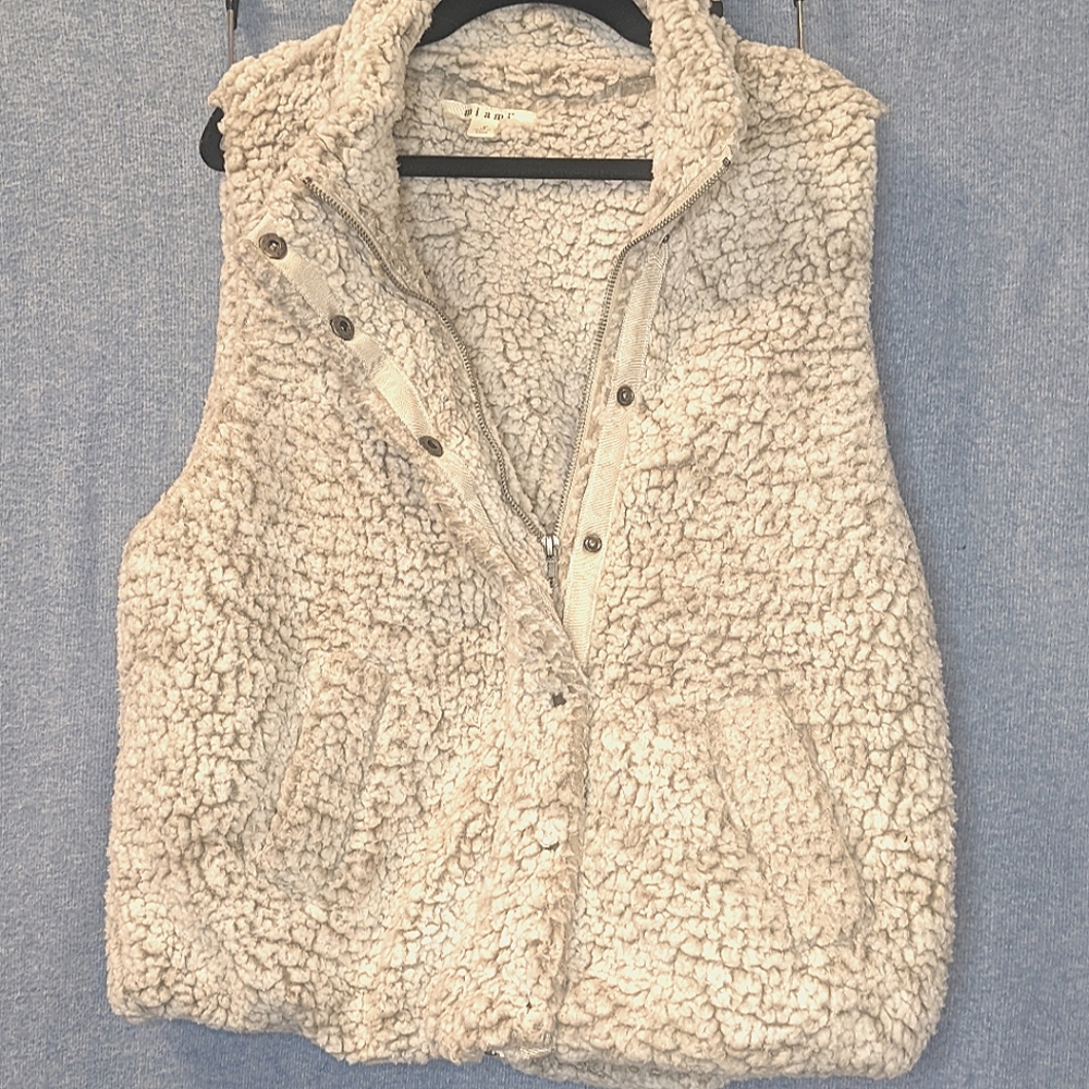 Miami Women's Sherpa/Teddy Vest
